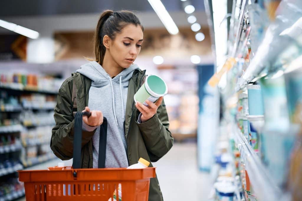 choosing cottage cheese for high protein snacks.