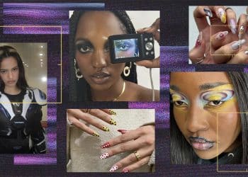 Inside the Glitchy Glam Trend: When Digital Imperfection Becomes Fashion